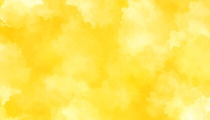 An abstract backdrop features a vibrant array of watercolor-style yellow, soft shapes reminiscent of fluffy clouds