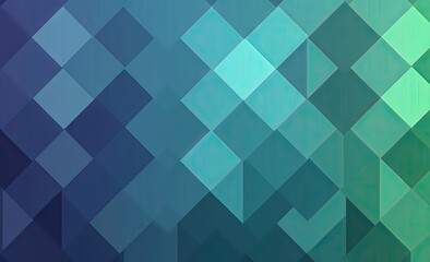 Abstract geometric pattern of interlocking, textured, gradient-toned, diamond-shaped polygons
