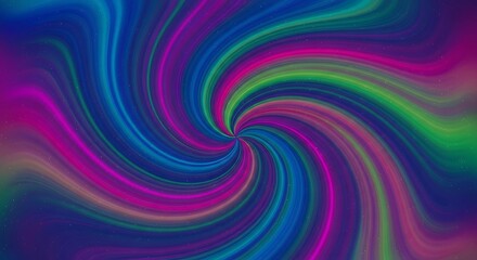 Swirling Vortex of Vibrant Colors with Subtle Sparkles and Cosmic Dust abstract background