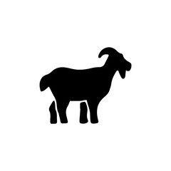 Silhouette of a Majestic Mountain Goat A Symbol of Resilience and Adventure