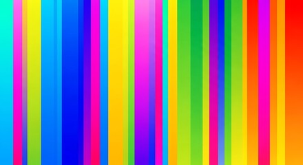 Vibrant Colorful Vertical Stripes Background.
