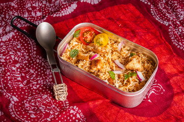 ビリアニ　アジアのまぜごはん　Chicken Biryani Asian Mixed Rice