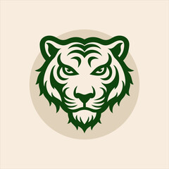 Tiger Icon Logo Vector Design