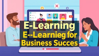 business woman working on laptop