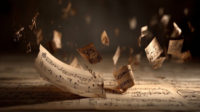 Random Music Floating Notes Floating Music Notes Images – Browse 54,022 Stock Photos, Vectors, and ...