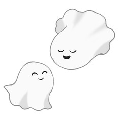 語り合うオバケ