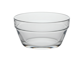 Empty Glass Bowl Transparent Kitchen Container Clear Serving Dish Tableware Cookware Utensil