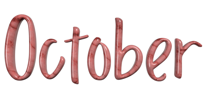 Elegant and Polished "October" Typography

 - Powered by Adobe