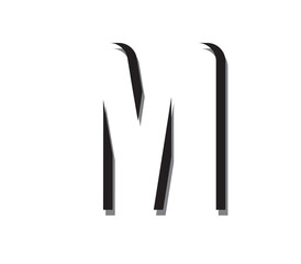 vector illustration of an abstract alphabet