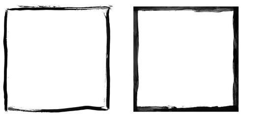 Vector grunge overlay. Hand drawn abstract frame set. Ink brush strokes mess. Design for poster, invitation, gift card, coupon, book cover. Banner halftone overlay.