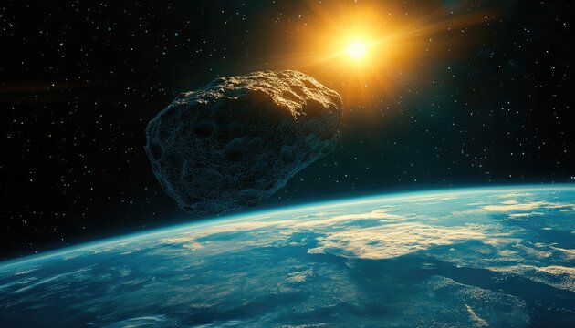 Asteroid hurtling towards Earth (1)