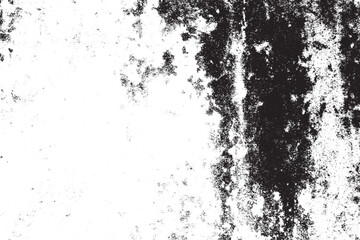 Abstract Grunge Black and White Texture, Distressed Weathered Surface Overlay Pattern