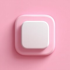 minimalist website button, white background, pastel pink, clean lines, ultra HD