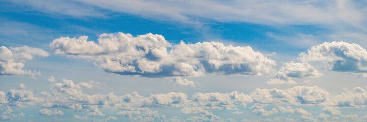 Cloudy atmospheric backdrop. Morning sky with cloud. Sky and cloud formation. Weather cloudscape....