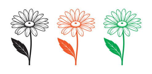 Bright floral artwork for digital design projects