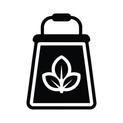 Ground Basil Container Icon Vector Illustration