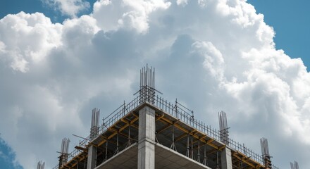 Obraz premium Building under construction