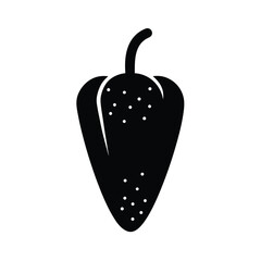 Paprika Pepper Flake Icon Vector Illustration