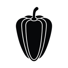 Paprika Pod Icon Vector Illustration