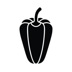 Paprika Spice Art Icon Vector Illustration