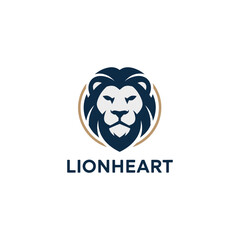 Modern lion head crest, circular shield frame, confident expression, premium sports branding, noble animal symbol, professional vector