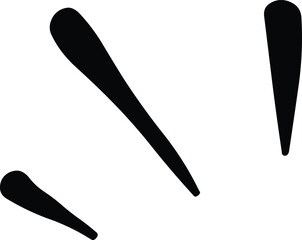 Silhouette of a Cat Sitting on a White Background animal domestic animal