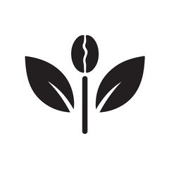 Elegant Coat-of-Arms Coffee Plant Symbol for Premium Roasters