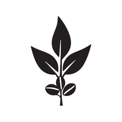 Creative Coffee Plant and Text Combination for Branding Identity