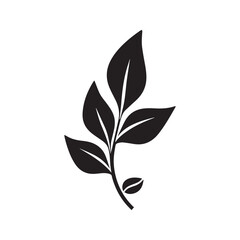 Rustic Coffee Plant Seal for Packaging and Brand Identity