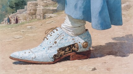 The Intricate Blend of Art and Science in Innovative Wearable Health Technology Footwear