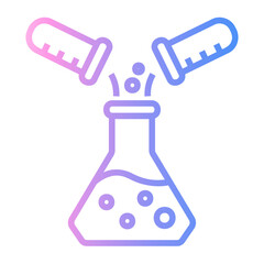 mix Line Gradient Icon