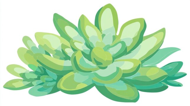 Green lotus flower vector illustration pattern for nature art design decoration