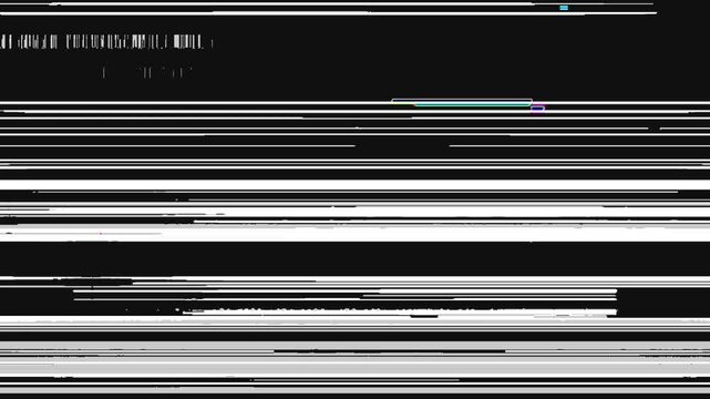 Static Error Transition. Blue and red split-screen static. Use for a 3D error or parallel reality effect.