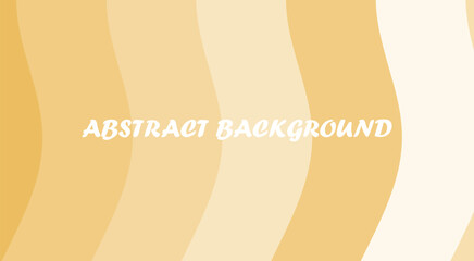 Soft Yellow Abstract Wavy Stripes Background vector