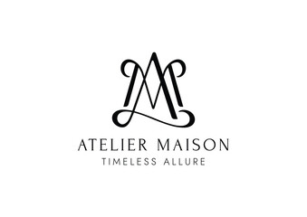 Luxury Monogram Logo Design – Elegant Fashion Branding, Premium Letter Emblem for Boutique and High-End Identity