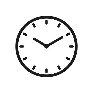 Simple clock icon