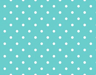 Teal background with white polka dots (1)