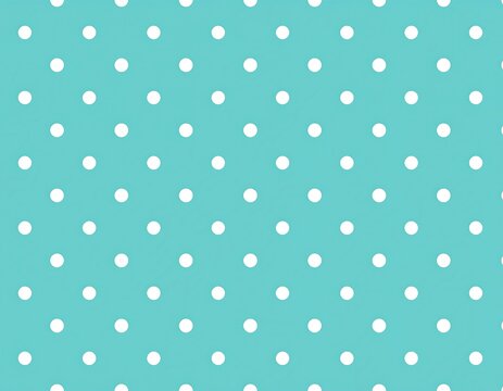 Teal background with white polka dots (1)