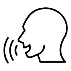 Speaking  Icon Set Multiple Style Collection