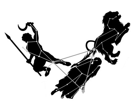 「乙女座」の絵 おとめ座（乙女座）｜やさしい88星座図鑑