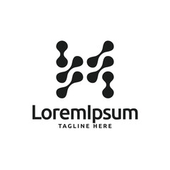 Abstract technology logo icon design