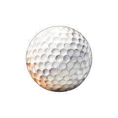 golf ball hand drawn illustration