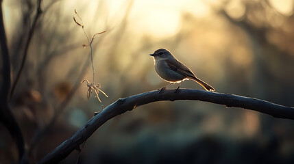 A bird in a natural landscape