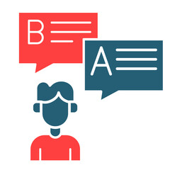 Translation  Icon Set Multiple Style Collection