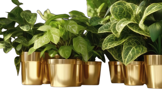 Potted basil plant with fresh green leaves, a healthy and aromatic kitchen herb