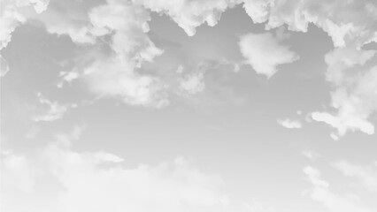 Obraz premium black sky with white cloud