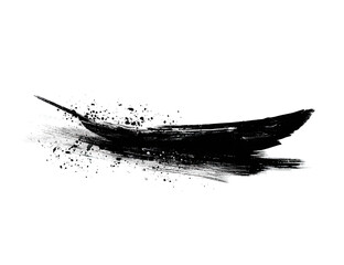 Abstract, dynamic water splash, light gray and black