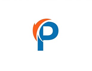 Abstract letter P logo