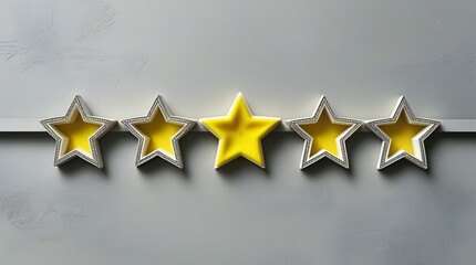 Fototapeta premium gold star award