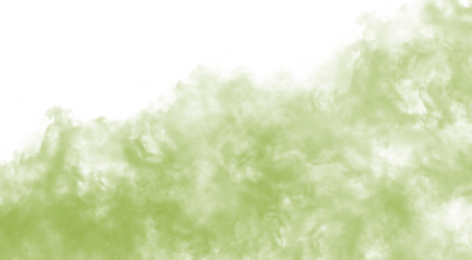 Ethereal yellow smoke billowing against a dark background